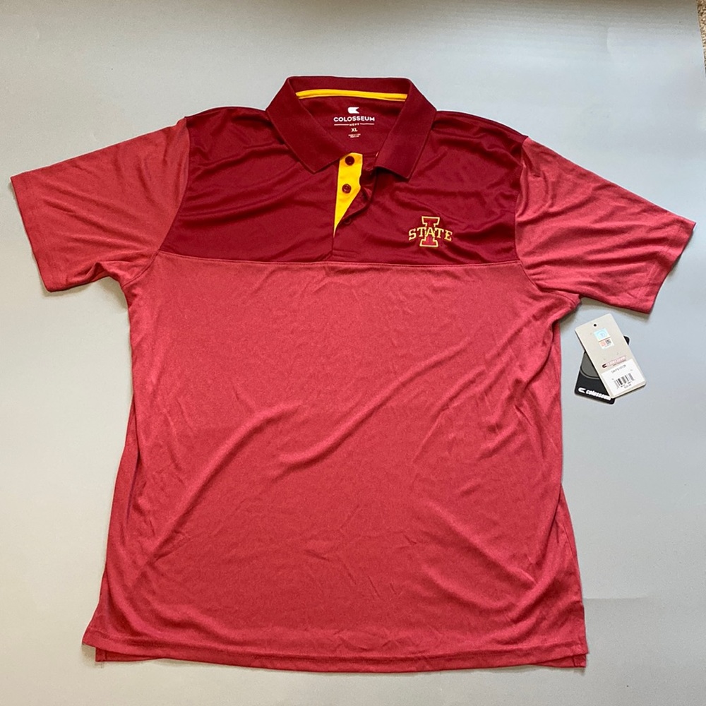 NEW Iowa State Cyclones Polo Shirt SIZE XL